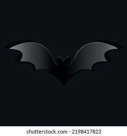 paper cut postcard. happy halloween.