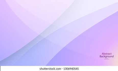 Paper Cut Purple color and Pink color background abstract art vector 