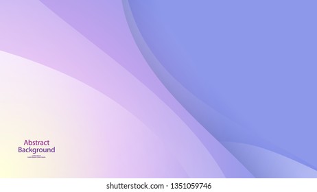 Paper Cut Purple color and Pink color background abstract art vector 