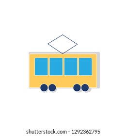 paper cut railway vector illustration