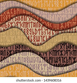 Paper cut shapes design. Seamless vector pattern. Patchwork layered style.