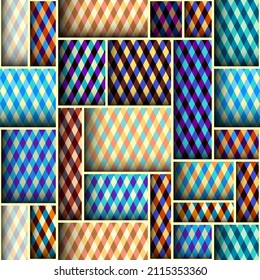 Diseño de formas de corte de papel. Patrón vectorial sin cable.