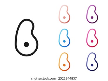 Paper cut Steak meat icon isolated on grey background. Paper art style. Vector