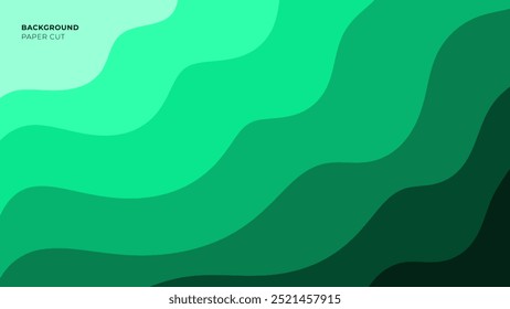 Fondo Abstractas de estilo de corte de papel