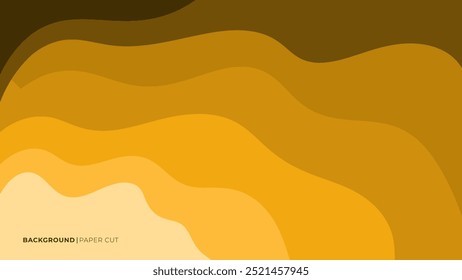 Paper Cut Style Abstract Background