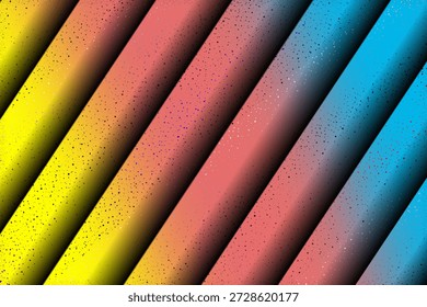 estilo de corte de papel padrão de gradiente vermelho estético com efeito de brilho vermelho borrado abstrato