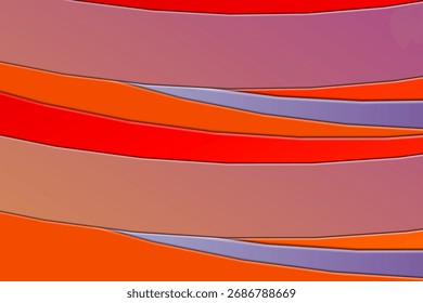Estilo de corte de papel Gradiente de fondo geométrico abstracto colorido 