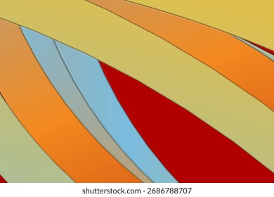Estilo de corte de papel Gradiente de fondo geométrico abstracto colorido 