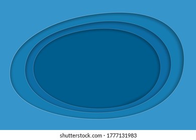 Paper cut style with layers. Abstract background. Banner with copy space. Vector illustration