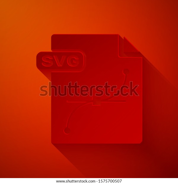 Paper Cut Svg File Document Download Stock Vector Royalty Free 1575700507