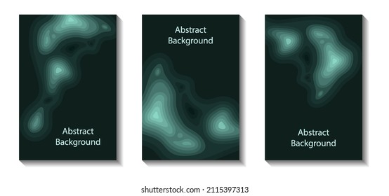 Fondo topográfico de corte de papel. Aguas oceánicas profundas, mapa de relieve marino, mundo submarino, diseño de moda abstracto de la marina oscura para cubierta o pancarta. Ilustración del vector