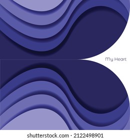 Dibujo vectorial de corte de papel, iconos y gráficos, ilustración vectorial.