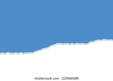 Paper Cutout blauer Hintergrund Vectorart