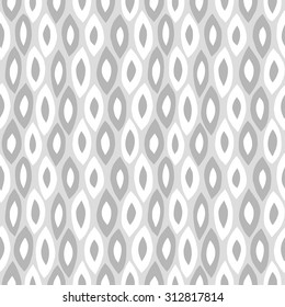 Paper cutout retro background. Seamless pattern. Vector.