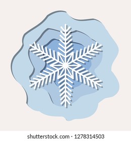 paper cutout snowflake
