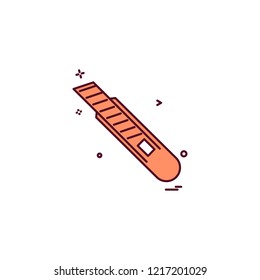 Paper cutter icon design vector 
