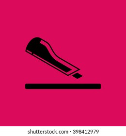 Paper Cutter Icon. Eps-10.