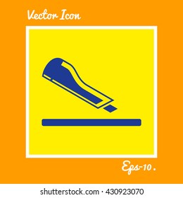 Paper Cutter Icon. Eps-10.