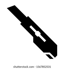 paper cutter icon isolated sign symbol vector illustration - high quality black style vector icons
