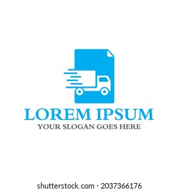 paper delivery logo , logistic logo