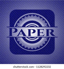 Paper with denim texture