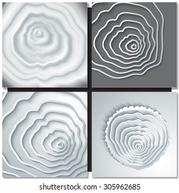 Paper design. Abstract tree rings background.