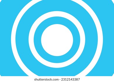 Diseño de papel: patrón redondo de círculo azul 