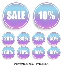 paper discount labels minimal
