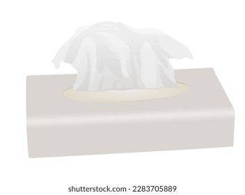 Paper dispenser isolated. vector illustration