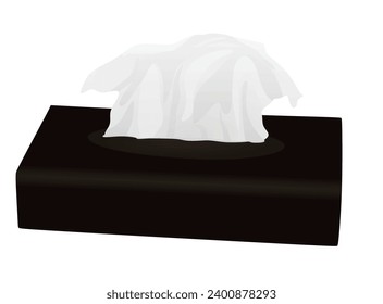 Paper dispenser isolated. vector illustration