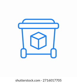 Vector de letrero de icono de eliminación de papel