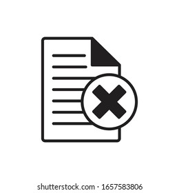 paper document black icon vector illustration