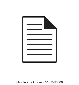 paper document black icon vector illustration