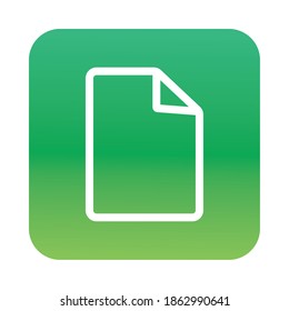 paper document block gradient style icon vector illustration design