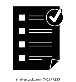 paper document checklist icon