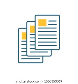 paper document file isolated icon vector illustration design