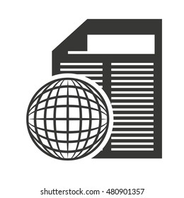 paper document file isolated icon vector illustration design