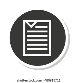 paper document file isolated icon vector illustration design