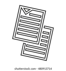 paper document file isolated icon vector illustration design