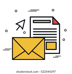 paper document file isolated icon