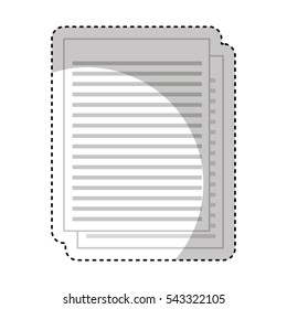 paper document file isolated icon vector illustration design
