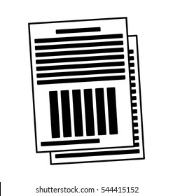 paper document file isolated icon vector illustration design