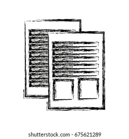 paper document file school supply icon