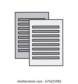 paper document file school supply icon