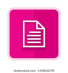 paper document icon. vector illustration