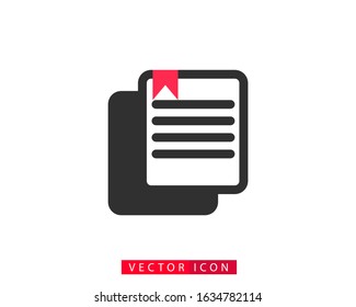Paper or Document icon vector Illustration