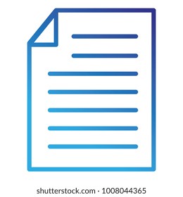paper document isolated icon