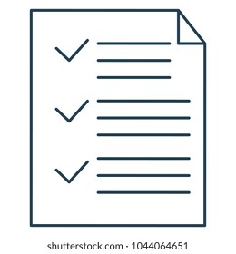 paper document isolated icon