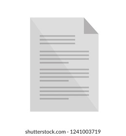 paper document isolated icon