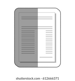paper document isolated icon